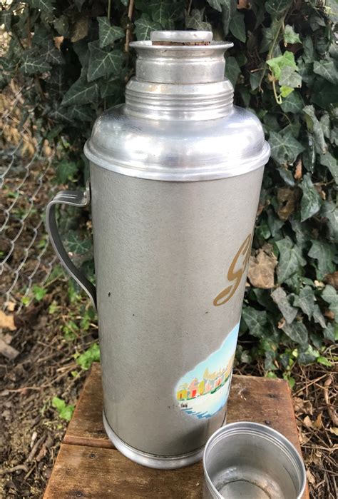 vintage thermos for drinks